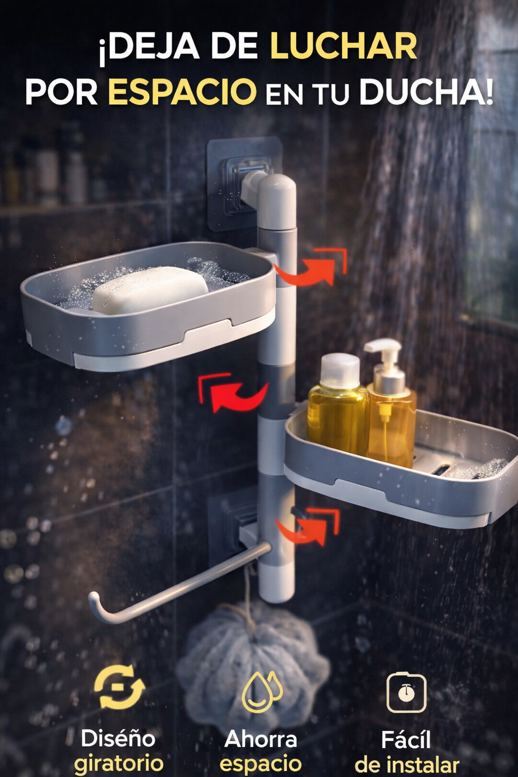 Organizador jabón de baño